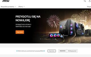 MSI uruchomiło swój sklep internetowy – Laptopy i sprzęt komputerowy już dostępny - zgarnij rabaty