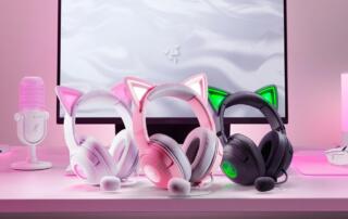 RAZER KRAKEN KITTY V2: najbardziej kultowy zestaw słuchawkowy z kocimi uszami teraz w kolorze białym