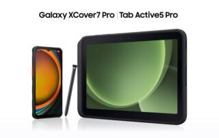 Smartfon Galaxy XCover7 Pro i tablet Galaxy Tab Active5 Pro – urządzenia Galaxy do zadań specjalnych