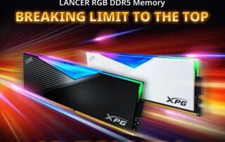 Rekord świata XPG! LANCER RGB DDR5 podkręcony do 12 762 MT/s