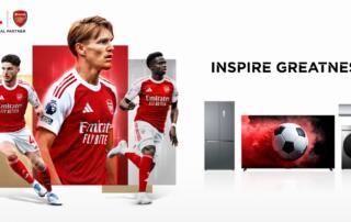 Klub piłkarski Arsenal oraz TCL podpisują wieloletnią umowę partnerską, rozszerzając współpracę na skalę globalną