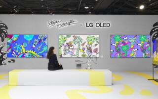 LG OLED x Steven Harrington na Frieze NY: gdzie żywy pop-art spotyka transparentny telewizor OLED