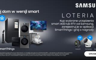 Kup wybrane urządzenie AGD lub RTV Samsung za min. 500 zł, zarejestruj je w aplikacji SmartThings i graj o nagrody