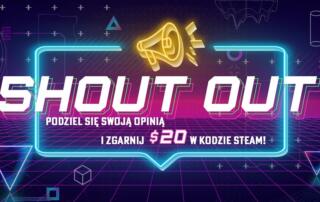 MSI wystartowało z promocją Shout out – Podziel się opinią i zgarnij doładowanie Steam
