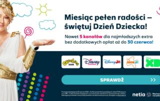 Dzień Dziecka w Netia TV przez cały czerwiec