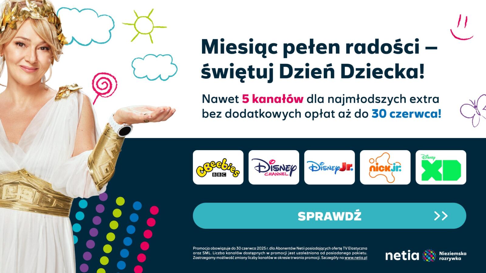Dzień Dziecka w Netia TV przez cały czerwiec