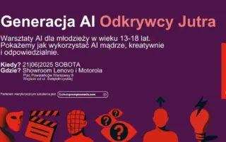 Lenovo inwestuje w wiedzę, nie tylko w procesory – Startują warsztaty dla młodzieży "Generacja AI: Odkrywcy Jutra"