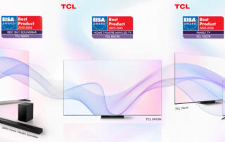 TCL zdobywa pięć nagród EISA, wyznaczając nowe standardy w technologii dużych ekranów i QD-Mini LED