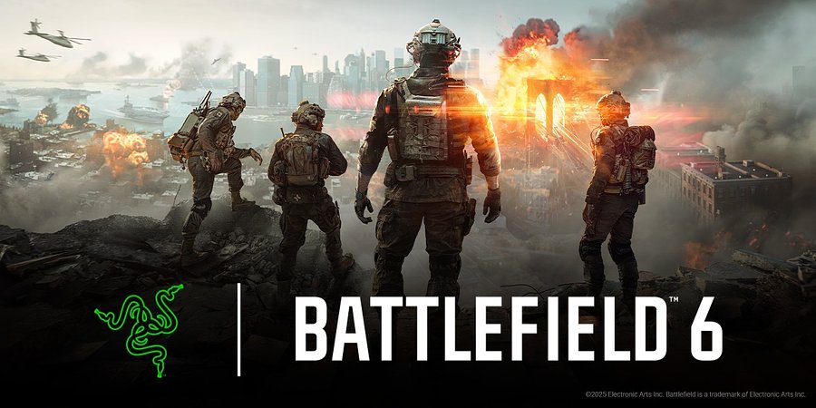 Eksplozje, światła i emocje: Razer wprowadza nowy wymiar rozgrywki w Battlefield 6