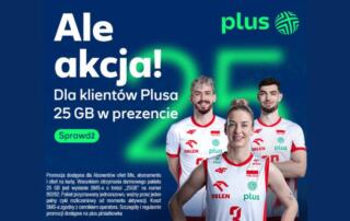 Plus świętuje brązowy medal polskiej reprezentacji na siatkarskich Mistrzostwach Świata i rozdaje 25 GB internetu