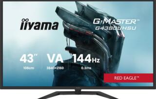Przenieś swoją rozgrywkę na wyższy poziom z 43" monitorem iiyama G-Master G4380UHSU-B2 Red Eagle
