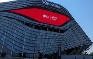 Systemy LG digital signage w Roig Arena w Walencji