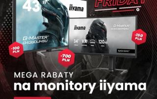 iiyama z rekordowymi obniżkami cen na Black Friday Week 2025 - nawet 700 zł taniej