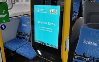 Nowe udogodnienia dla pasażerów komunikacji miejskiej w Suwałkach