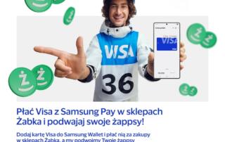Płać kartą Visa w Żabce z Samsung Wallet i zgarniaj podwójne żappsy