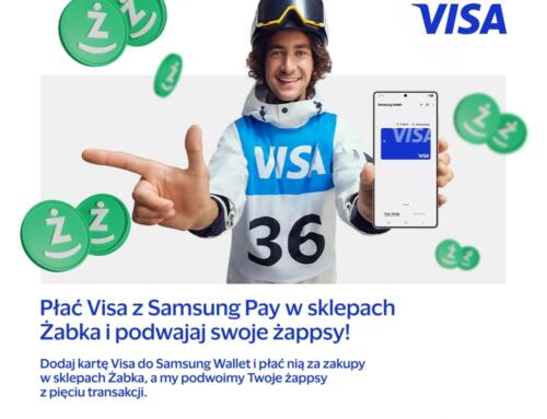 Płać kartą Visa w Żabce z Samsung Wallet i zgarniaj podwójne żappsy