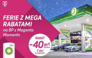 Większe oszczędności i przyjemniejsze podróże w zimowe ferie dzięki rabatom w Magenta Moments od T-Mobile dostępnym na stacjach bp