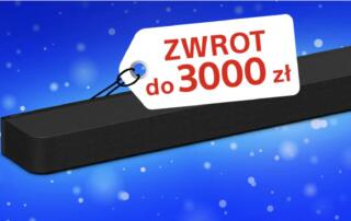 Rozpoczęła się promocja cashback na soundbary z serii BRAVIA Theatre. Kup wybrany soundbar Sony, zostaw opinię i odbierz aż do 3000 złotych zwrotu