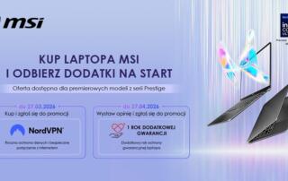 Premiera nowej serii Prestige AI+ MSI - lekkie laptopy z wytrzymałymi bateriami