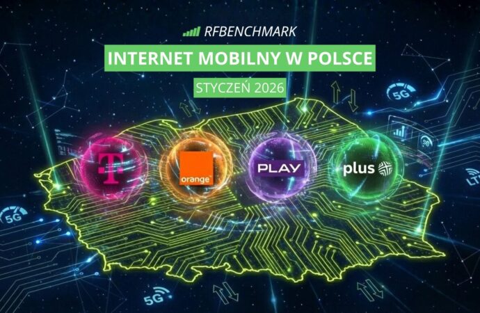 Ranking Internetu mobilnego w Polsce – Styczeń 2026. Kto jest liderem szybkości?