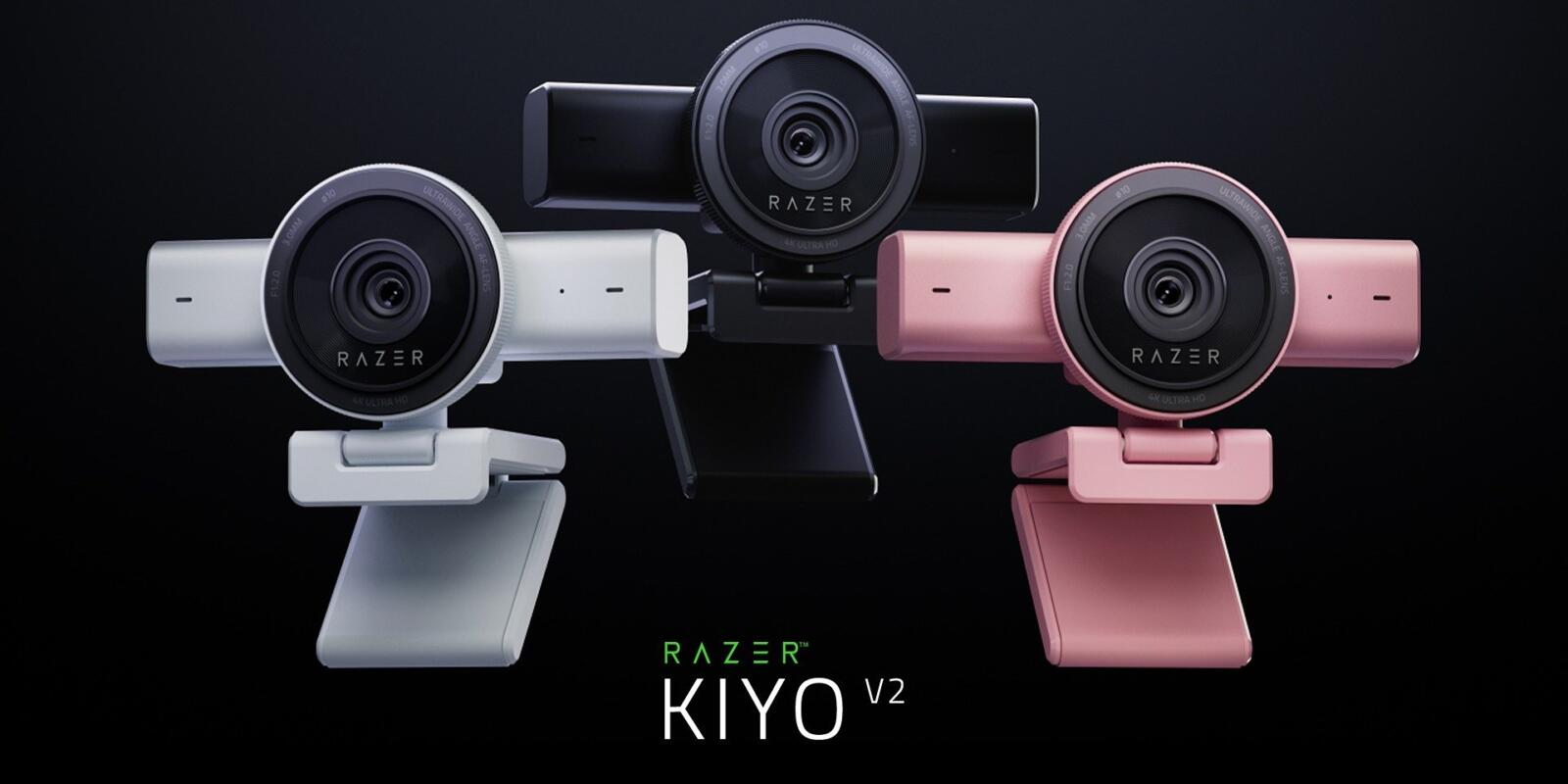 RAZER KIYO V2: 4K Z MOCĄ AI – TERAZ W WERSJACH QUARTZ I WHITE