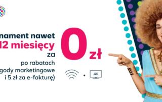 Pakiety z najszybszym internetem od Netii przez 12 miesięcy za 0 zł