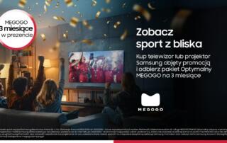 Kup telewizor Samsung i odbierz 3 miesiące dostępu do MEGOGO – promocja 2026
