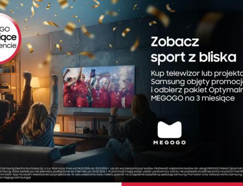 Kup telewizor Samsung i odbierz 3 miesiące dostępu do MEGOGO – promocja 2026