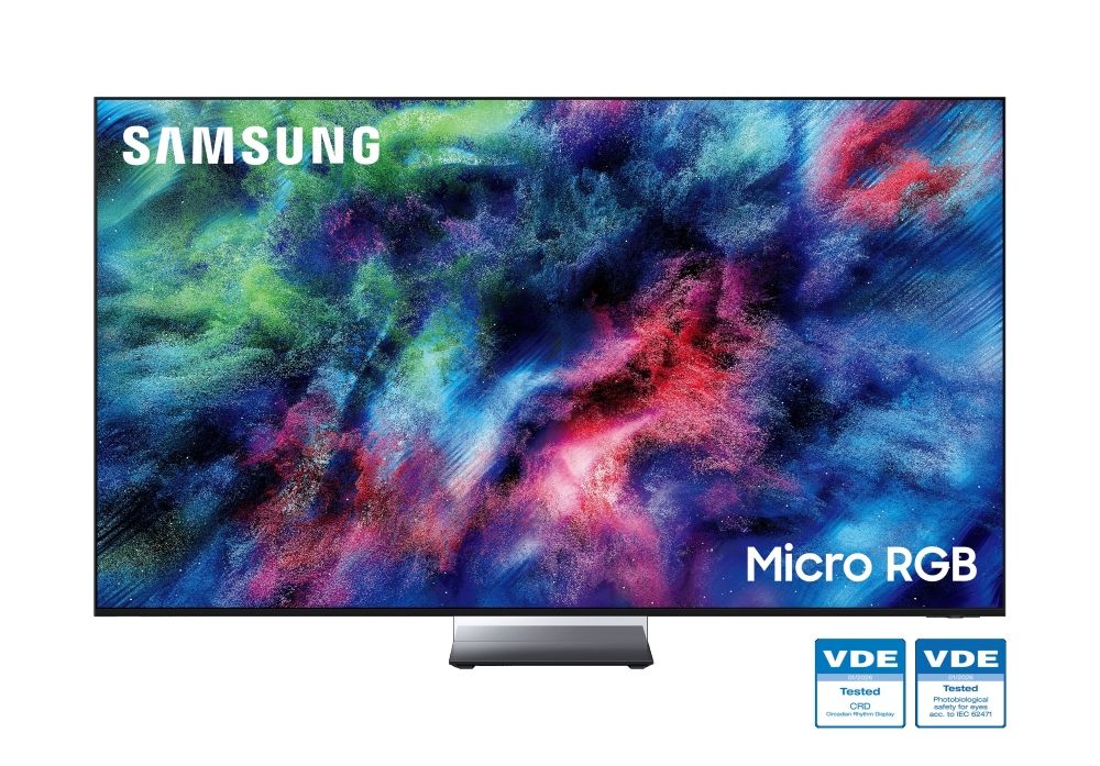 Samsung Micro RGB z certyfikatami VDE dla wzroku i rytmu dobowego