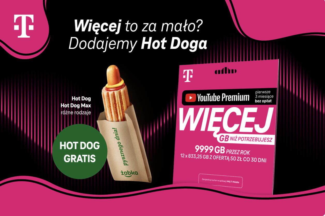 Sprawdzony duet wraca do Żabki – kolejna odsłona akcji T-Mobile na kartę z hot dogiem gratis