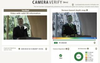 Rozszerzenie funkcji Camera Verify o obsługę materiałów wideo