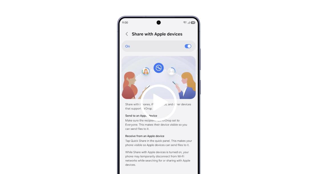 Samsung wprowadza obsługę AirDrop do Quick Share wraz z serią Galaxy S26