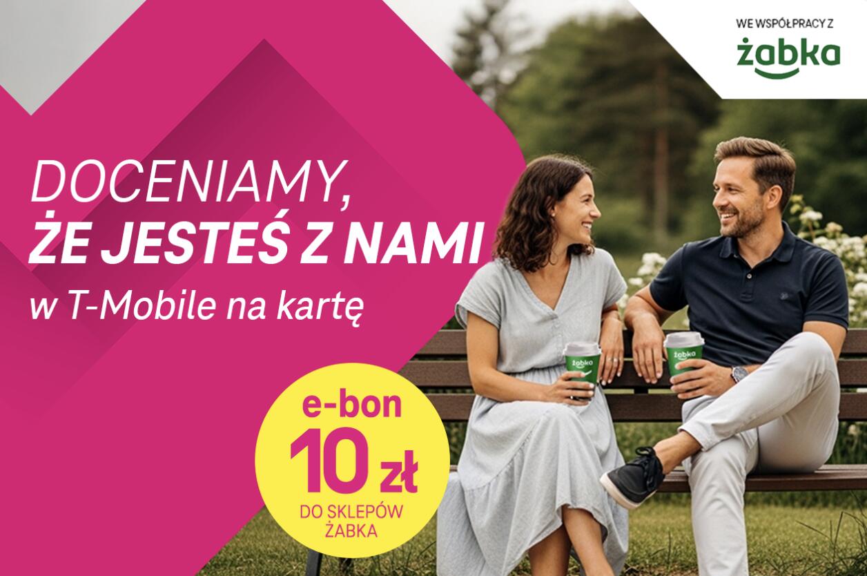 W T-Mobile na kartę odbierzesz 10 zł do Żabki za staż – rusza wiosenna edycja