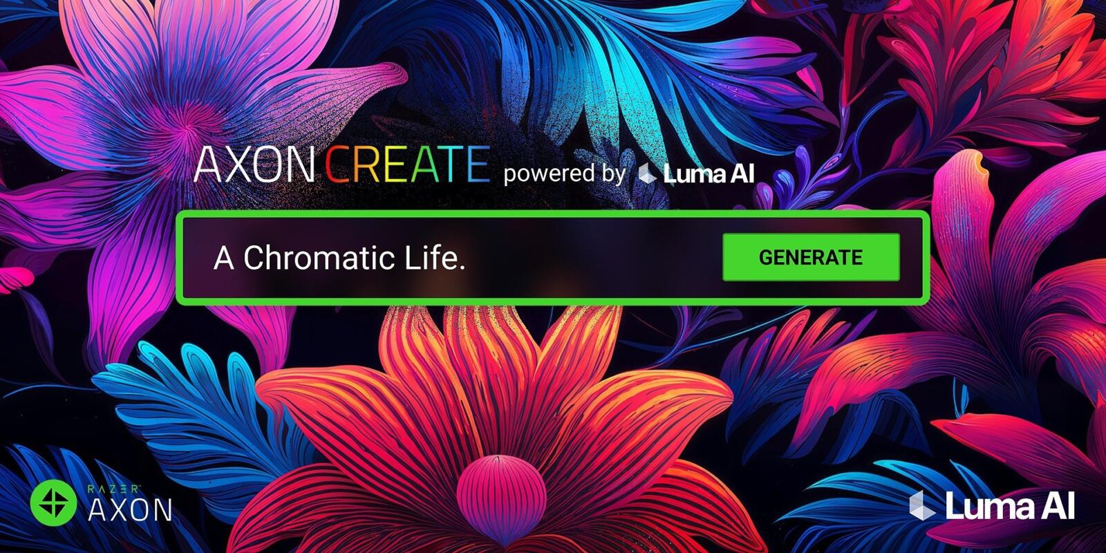 Razer Axon i Luma AI zmieniają pulpit w cyfrową galerię sztuki