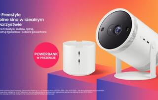 Mobilne kino w idealnym towarzystwie – Kup projektor The Freestyle Gen.2, zostaw opinię i odbierz powerbank w prezencie