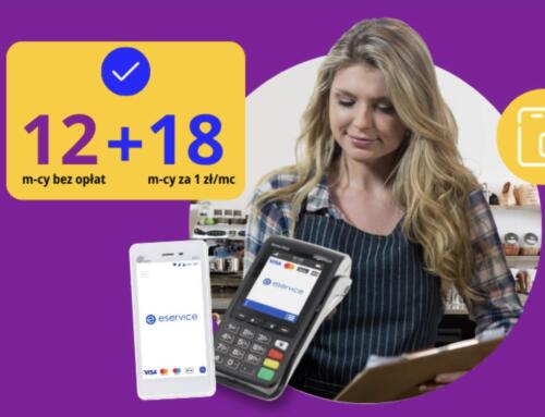 12 + 18 = Nowoczesny terminal płatniczy od eService „za grosze” na 30 miesięcy
