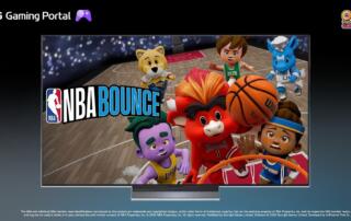 Gra NBA Bounce zapewni pełną emocji rozrywkę na telewizorach oraz monitorach LG