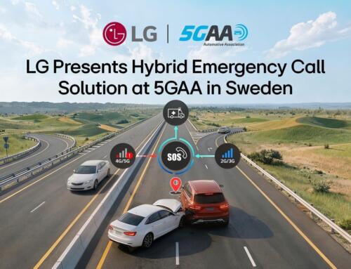LG Electronics zaprezentowało hybrydowe rozwiązanie do połączeń alarmowych podczas konferencji 5GAA w Szwecji
