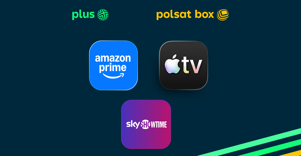 Plus i Polsat Box z nowym pakietem streamingowym - Amazon Prime, Apple TV oraz SkyShowtime łącznie za jedyne 40 zł miesięcznie