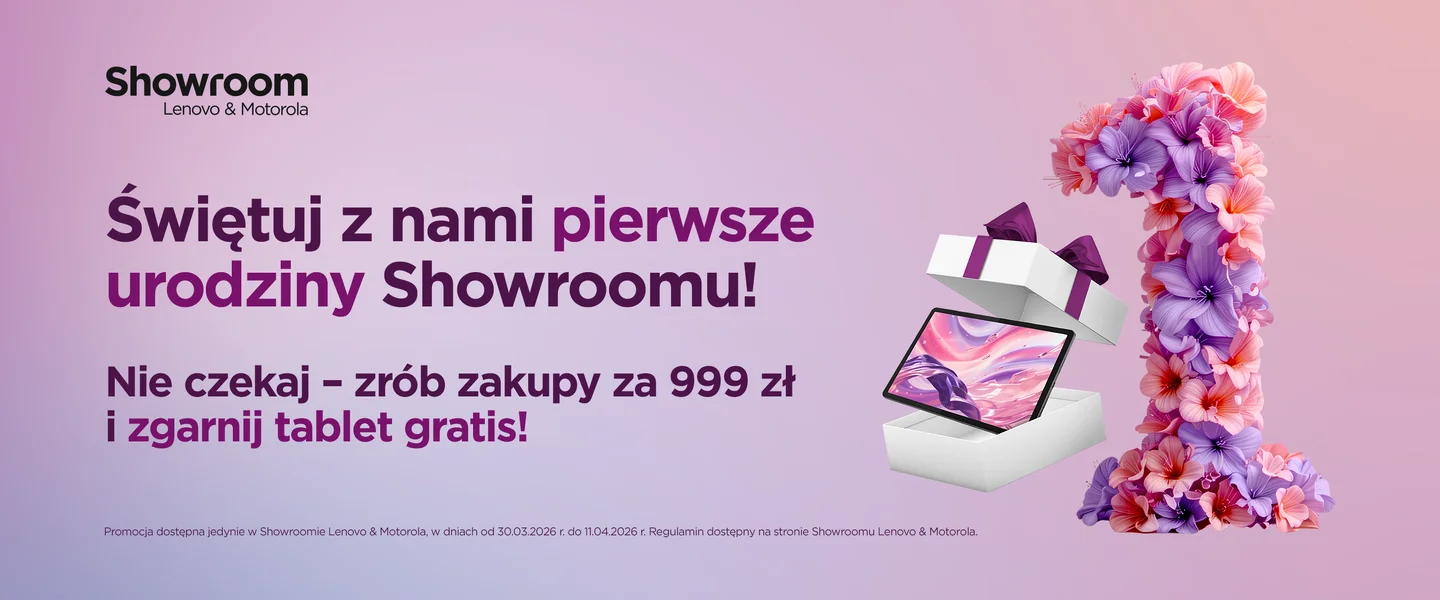 Wspólne świętowanie pierwszych urodzin Showroomu Lenovo & Motorola