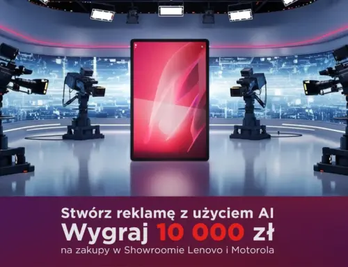 Stwórz reklamę z użyciem AI i wygraj 10 000 zł na zakupy w Showroomie Lenovo & Motorola