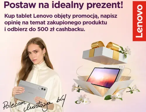 Szukasz idealnego prezentu – kup tablet Lenovo i odbierz 500 zł cashbacku