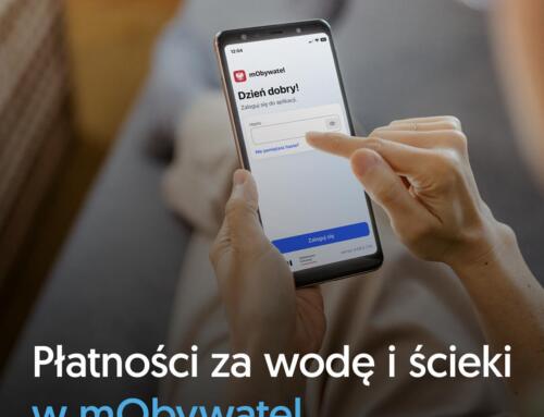 Klienci PEWIK GDYNIA jako pierwsi w Polsce mogą zapłacić za wodę i ścieki w aplikacji mObywatel