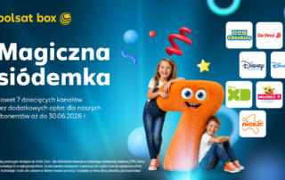 Magiczna siódemka w Polsat Box Nawet 7 kanałów dla dzieci bez dodatkowych opłat przez cały miesiąc