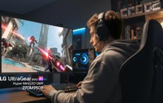 LG Electronics prezentuje pierwszy monitor gamingowy UltraGear evo™ Hyper MiniLED 5K