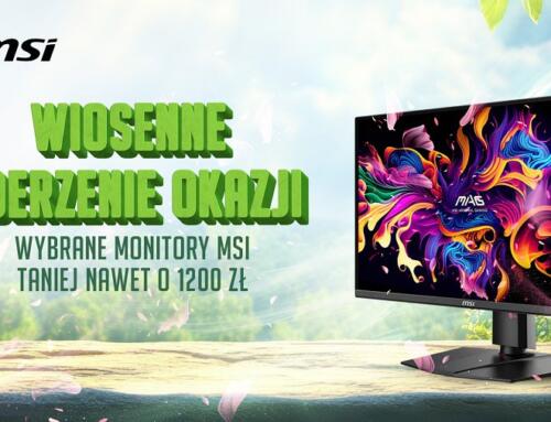 Wiosenne Uderzenie Okazji od MSI: monitory QD-OLED tańsze nawet o 1200 zł