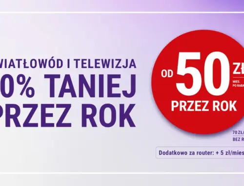 W Play światłowód i telewizja za połowę ceny przez rok i jeszcze więcej rozrywki w abonamencie