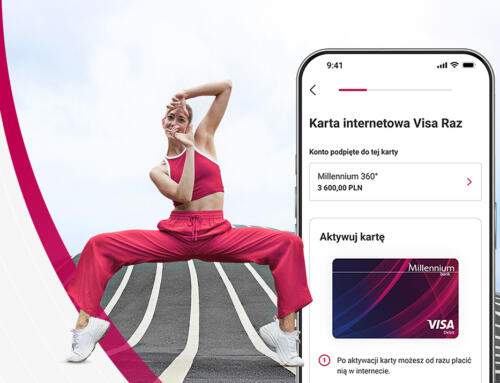 Bank Millennium wprowadza internetową kartę Visa Raz – nowy standard bezpieczeństwa płatności online