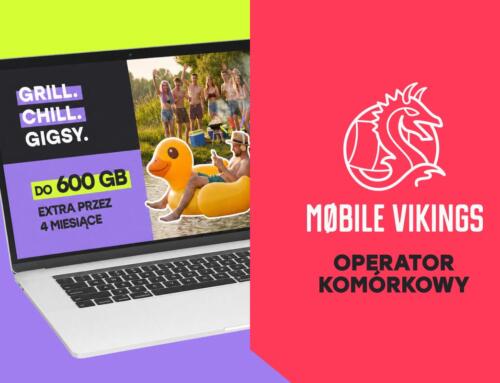 Nawet 2400 GB bonusowego internetu na wakacje i zniżka a start od MOBILE VIKINGS
