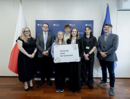 Drugie życie dla rowerów – Laureaci Solve for Tomorrow z wizytą w Ministerstwie Infrastruktury